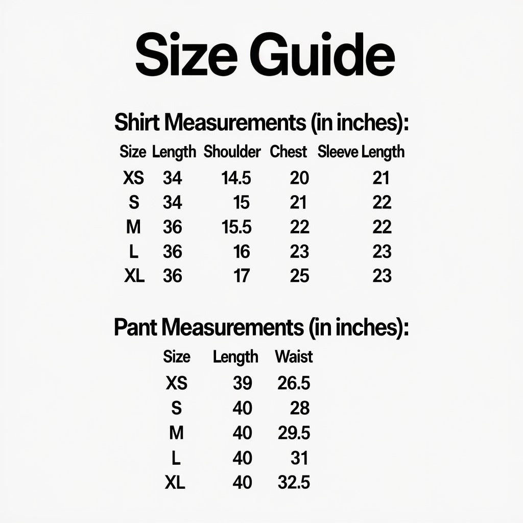 Size Guide